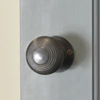 Dark Bronze Door Knob with Beehive Design Dark Bronze Door Knob with Beehive Design