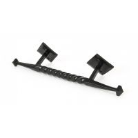 Plaited Rope Iron Pull Handle Black 