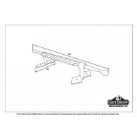 Iron Rope Pull Handle Dimensions 