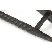 Plaited Rope Iron Pull Handle Beeswax