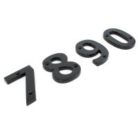 Black Iron House Numerals - 3" 