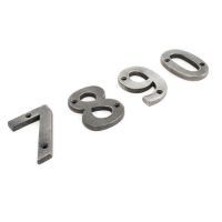 Antique Pewter Numerals Antique Pewter Numerals