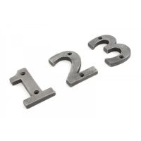 Antique Pewter Numerals Antique Pewter Numerals