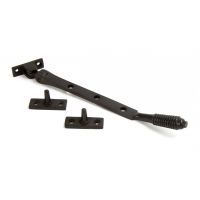 Aged Bronze Reeded Window Stay 8"