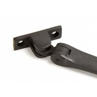 Aged Bronze Reeded Window Stay Hinge