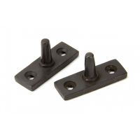 Aged Bronze Reeded Window Stay Pins 