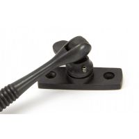 Reeded Window Fastener - Lockable Aged Bronze 