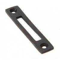 Reeded Window Fastener - Lockable Aged Bronze 