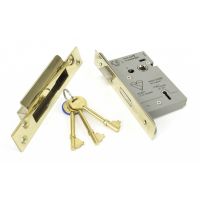 Brass Heavy Duty Sashlock - 2.5" Alternate View
