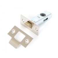 Tubular Mortice Latch - Nickel Plated 2.5"