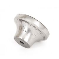 Side Profile of Natural Cast Iron Cabinet Knob - 32mm