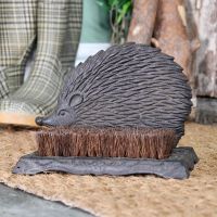 "Tigwick Hedgerow" Cast Iron Hedgehog Boot Brush "Tigwick Hedgerow" Cast Iron Hedgehog Boot Brush