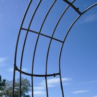 Close up of arch on Antique Grey Arbour