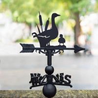 Duck and Duckling Weathervane in the Garden Duck and Duckling Weathervane in the Garden