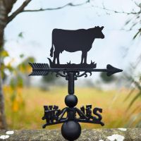 Weathervane with Cow Design 