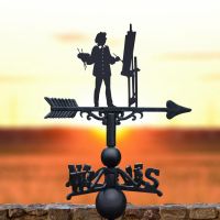 Artist Weathervane in Situ Artist Weathervane in Situ