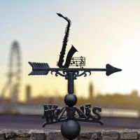 Sax Weathervane in Situ