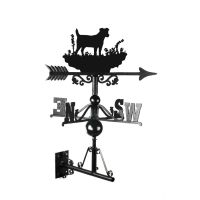 Jack Russel Weathervane Mounted