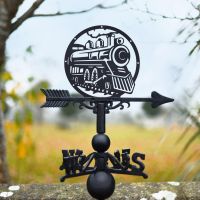 Weathervane with Steam Train Topper