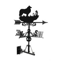 Rough Collie Weathervane Mounted
