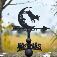 Cow Jumping Over the Moon Weathervane Cow Jumping Over the Moon Weathervane