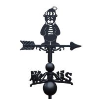 Teddy Bear Weathervane on White Background Teddy Bear Weathervane on White Background