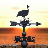 Weathervane with Guinea Fowl Topper Weathervane with Guinea Fowl Topper