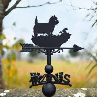 West Highland White Terrier Weathervane in Situ West Highland White Terrier Weathervane in Situ