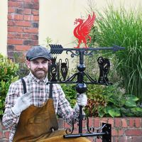 Deluxe Liverpool FC Weathervane & Blacksmith Deluxe Liverpool FC Weathervane & Blacksmith