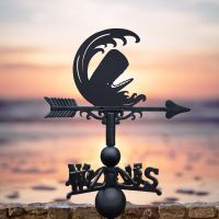 Whale & Surf Design Weathervane 