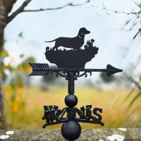 Black Weathervane Dachshund 