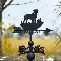 Black Bullmastiff Weathervane 