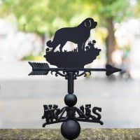 Weathervane with St Bernard Design Weathervane with St Bernard Design