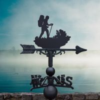 Weathervane with Hiking Design Weathervane with Hiking Design