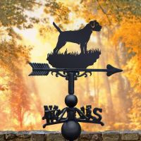 Weathervane with Border Terrier 