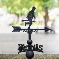 Weathervane with Running Solider Design 
