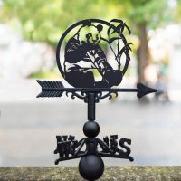 Weathervane with Panda Design Weathervane with Panda Design