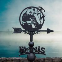 Panda Weathervane in Situ Panda Weathervane in Situ