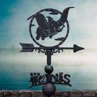 Weathervane with Flying Elephant Design 