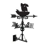 Papillion dog Weathervane Made From Cast Iron Papillion dog Weathervane Made From Cast Iron