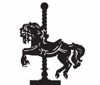 Carousel Horse Weathervane Close Up Carousel Horse Weathervane Close Up