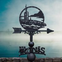 Weathervane with Submarine Design 