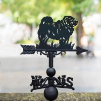Chow Chow Weathervane in situ Chow Chow Weathervane in situ