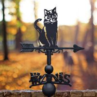 Cat Sitting Weathervane Outdoors