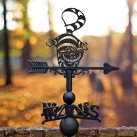 Cheshire Cat Weathervane Design 