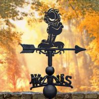 Weathervane of Comic Strip Tabby Cat 