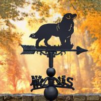 Bernese Mountain Dog Weathervane in Black 