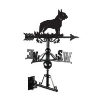 Boston Terrier Weathervane Finished in Black Boston Terrier Weathervane Finished in Black