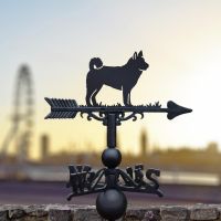 Norwegian Ekhound Weathervane in Black 