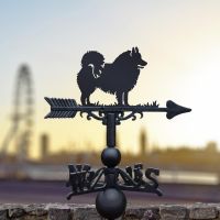 Black Canadian Eskimo Dog Weathervane 
